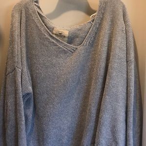 hollister grey sweater